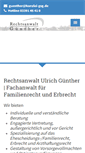 Mobile Screenshot of guenther-rechtsanwalt.de